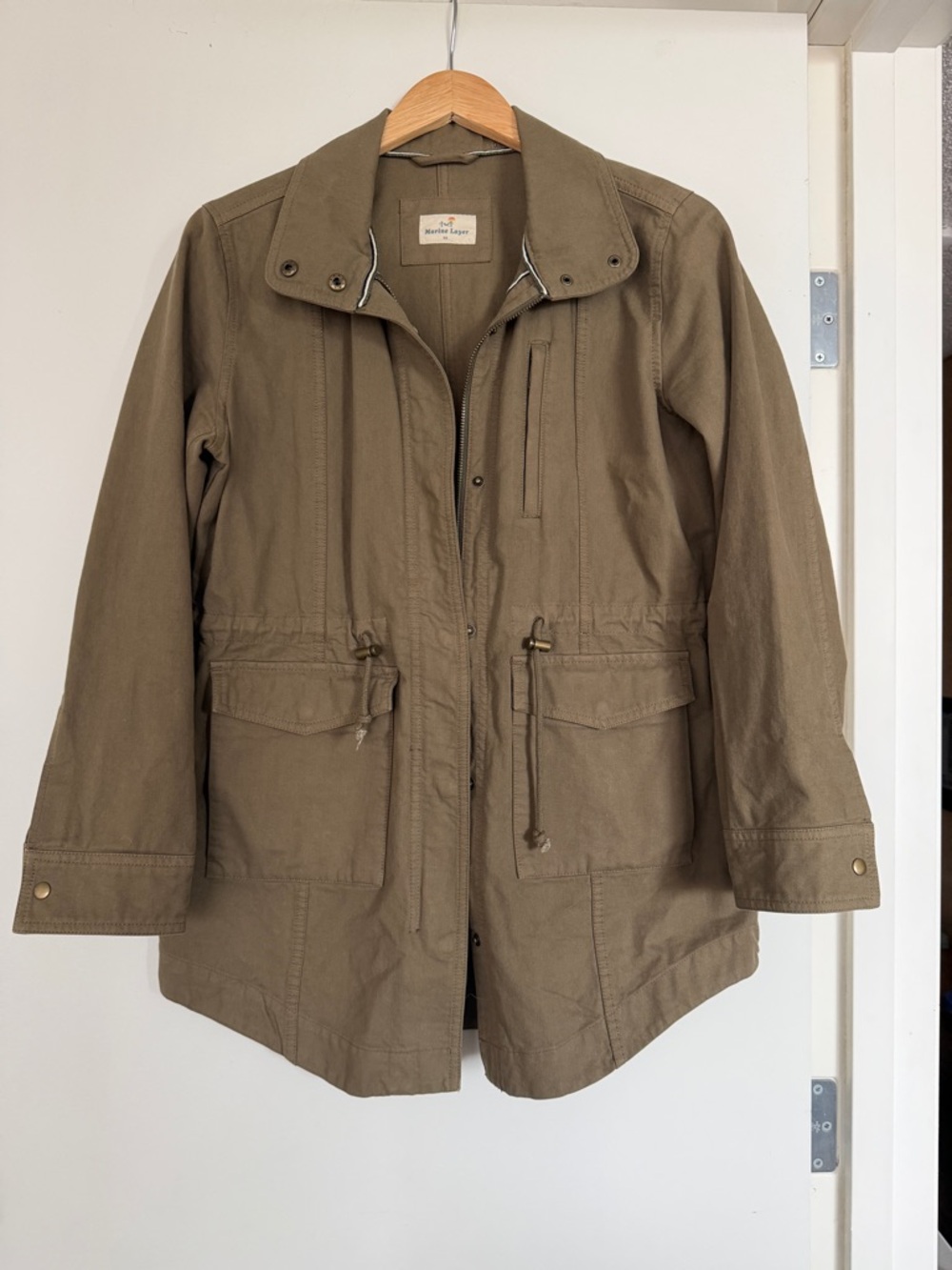 Marine Layer Olive Utility Jacket